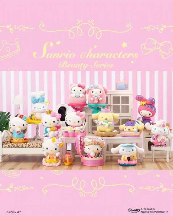 Pop Mart 泡泡瑪特盲盒手辦 - Sanrio 家族美妝系列