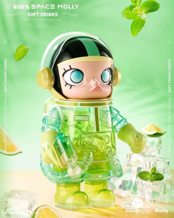 Pop Mart 泡泡瑪特 Mega 珍藏系列 - 400% Space Molly 特調系列