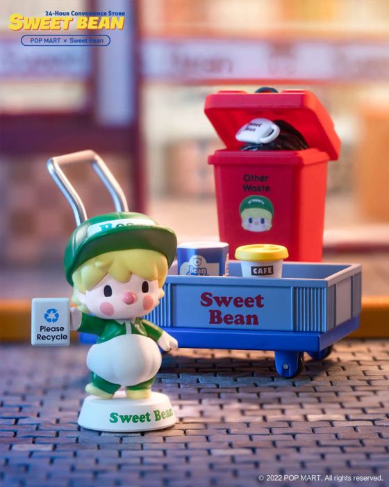 Pop Mart 泡泡瑪特盲盒手辦 - 小甜豆 Sweet Bean 24小時便利店 (Mini Me) 系列