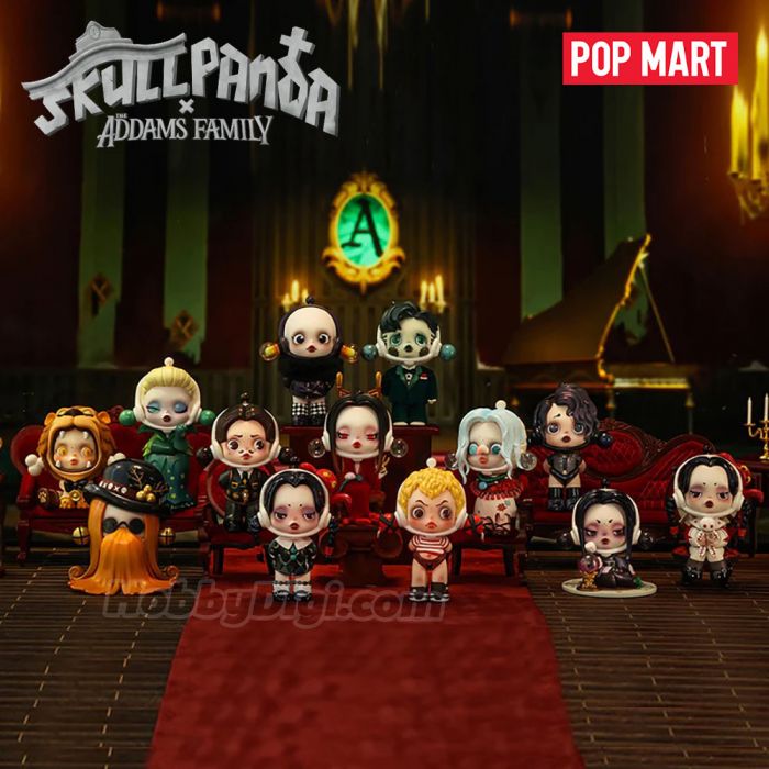 Pop Mart 泡泡瑪特盲盒手辦 - Skullpanda x 亞當斯一家系列