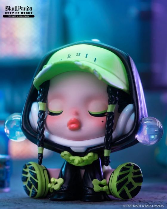 Pop Mart 泡泡瑪特盲盒手辦 - Skullpanda 夜之城系列