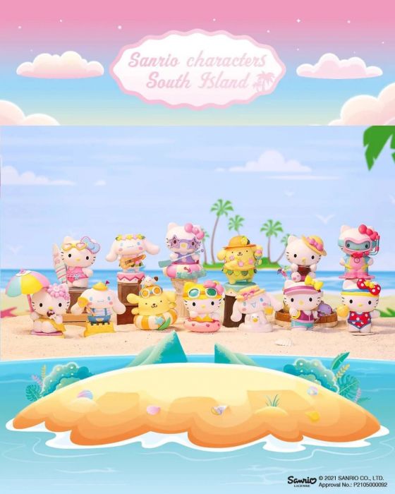 Pop Mart 泡泡瑪特盲盒手辦 - Sanrio 家族南海小島系列