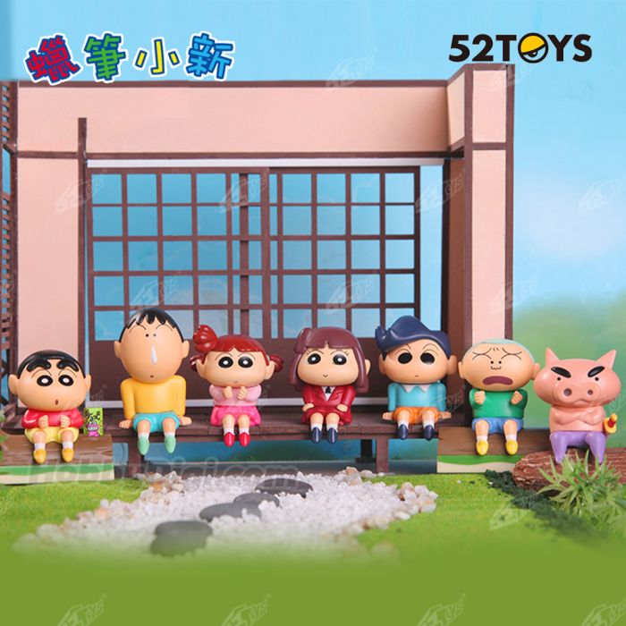52TOYS 盲盒系列 - 蠟筆小新排排坐系列