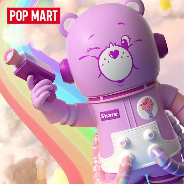 Pop Mart 泡泡瑪特 Mega 珍藏系列 - 400% + 100% SPACE MOLLY x 分享熊 Care Bears