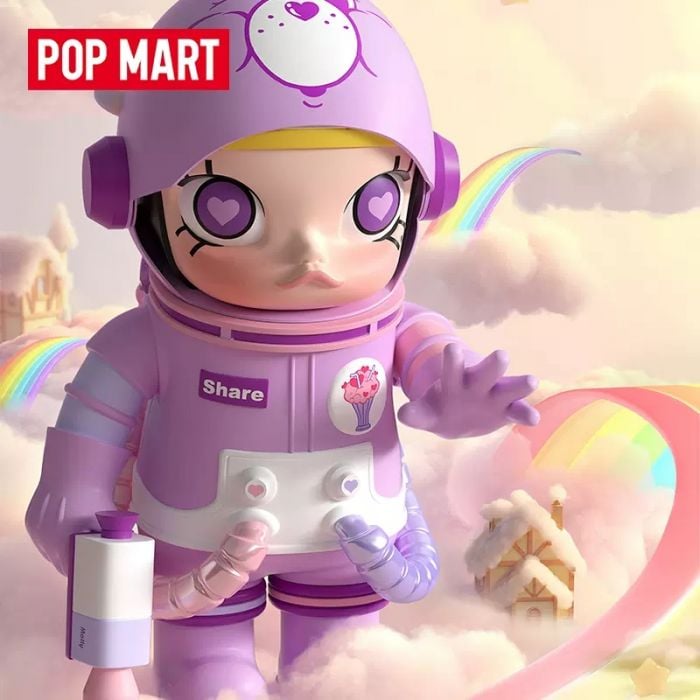 Pop Mart 泡泡瑪特 Mega 珍藏系列 - 400% + 100% SPACE MOLLY x 分享熊 Care Bears