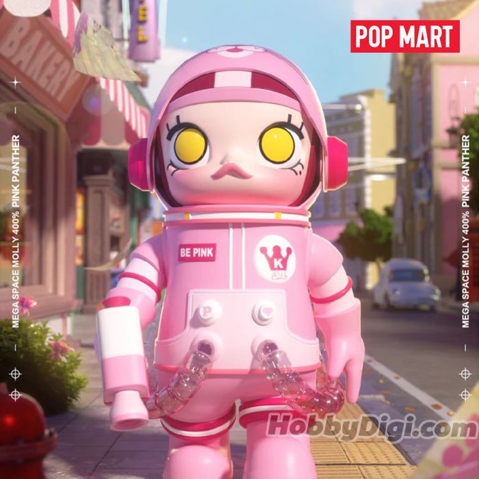 Pop Mart 泡泡瑪特 Mega 珍藏系列 - 400% Space Molly 粉紅豹