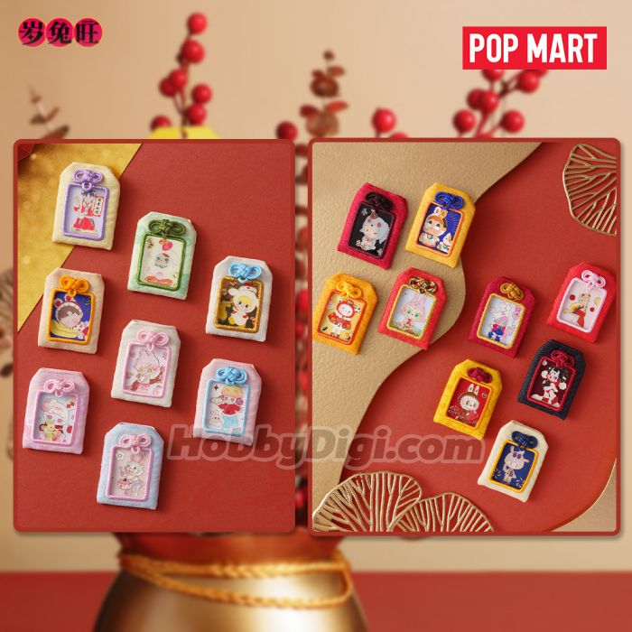 Pop Mart 泡泡瑪特盲盒手辦 - THREE! TWO! ONE! 歲．兔．旺 – 心願掛飾系列