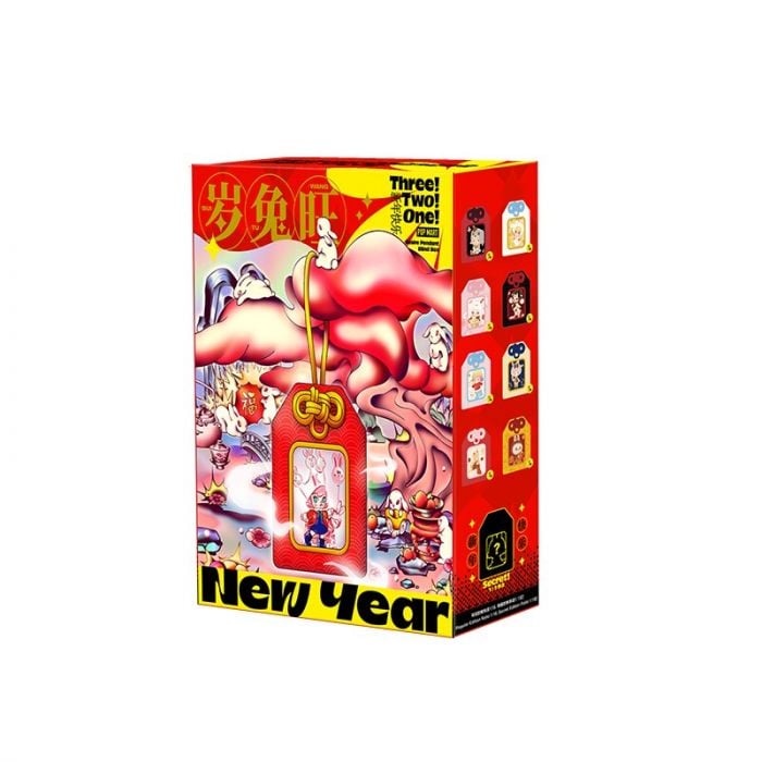 Pop Mart 泡泡瑪特盲盒手辦 - THREE! TWO! ONE! 歲．兔．旺 – 心願掛飾系列