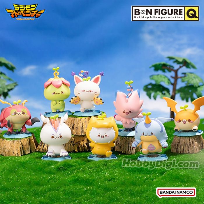TOP TOY BN Figure Q 盲盒系列 - 數碼暴龍×長草顏團子系列 第一彃