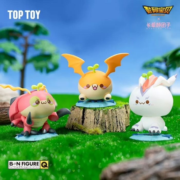 TOP TOY BN Figure Q 盲盒系列 - 數碼暴龍×長草顏團子系列 第一彃