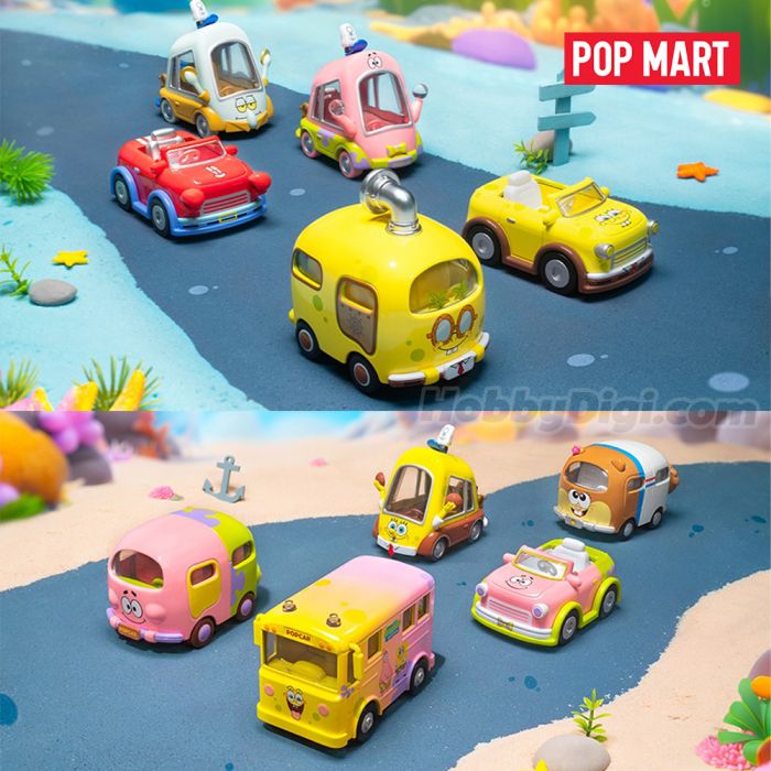 Pop Mart 泡泡瑪特盲盒手辦 - 海綿寶寶觀光小車系列