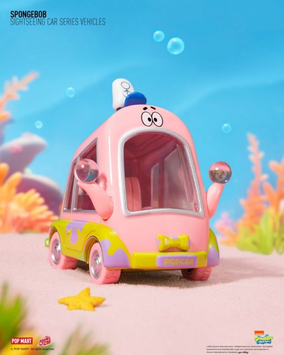 Pop Mart 泡泡瑪特盲盒手辦 - 海綿寶寶觀光小車系列