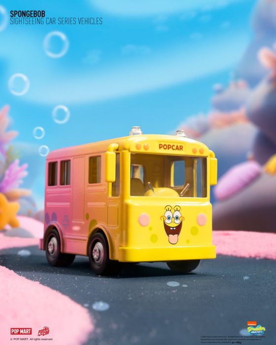 Pop Mart 泡泡瑪特盲盒手辦 - 海綿寶寶觀光小車系列