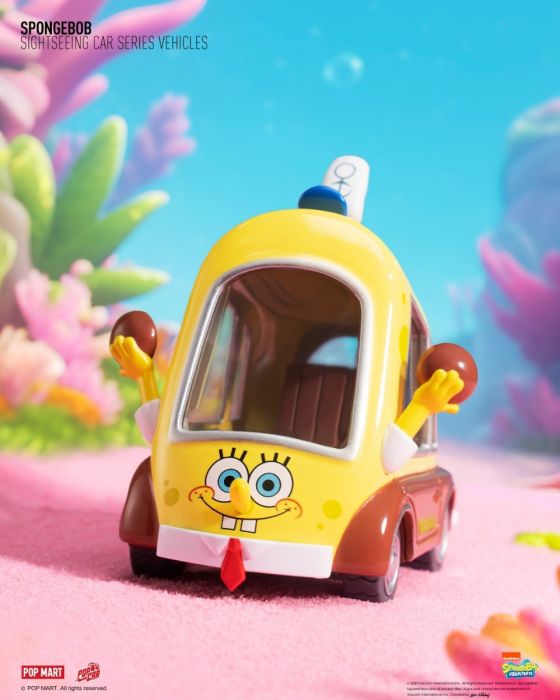 Pop Mart 泡泡瑪特盲盒手辦 - 海綿寶寶觀光小車系列