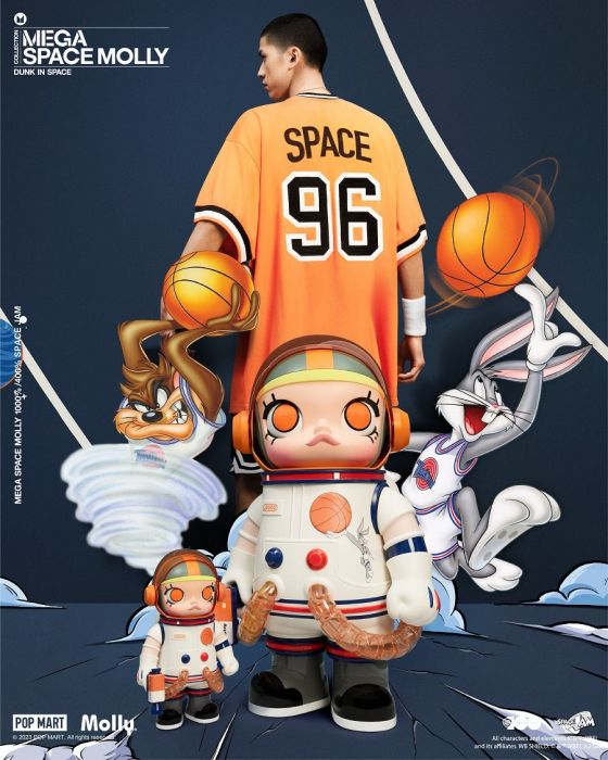 Pop Mart 泡泡瑪特 Mega 珍藏系列 - 400% SPACE MOLLY x《太空也入樽》