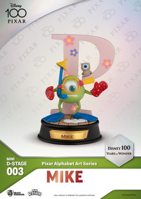 Beast Kingdom 迷你夢精選 Mini D-Stage 003 - 迪士尼百年慶典-PIXAR藝術文字系列 B款 (原盒6件)