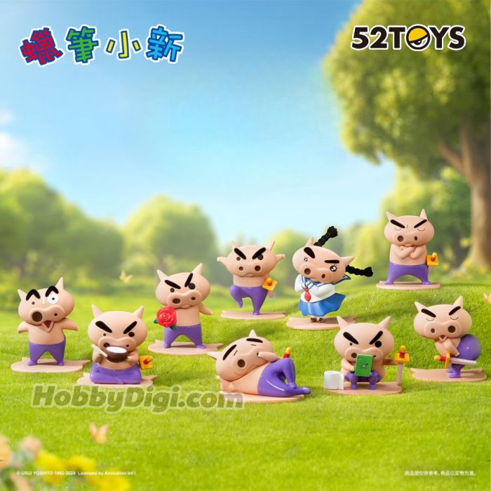52TOYS 盲盒手辦 - 蠟筆小新 不理不理左衛門的日常系列