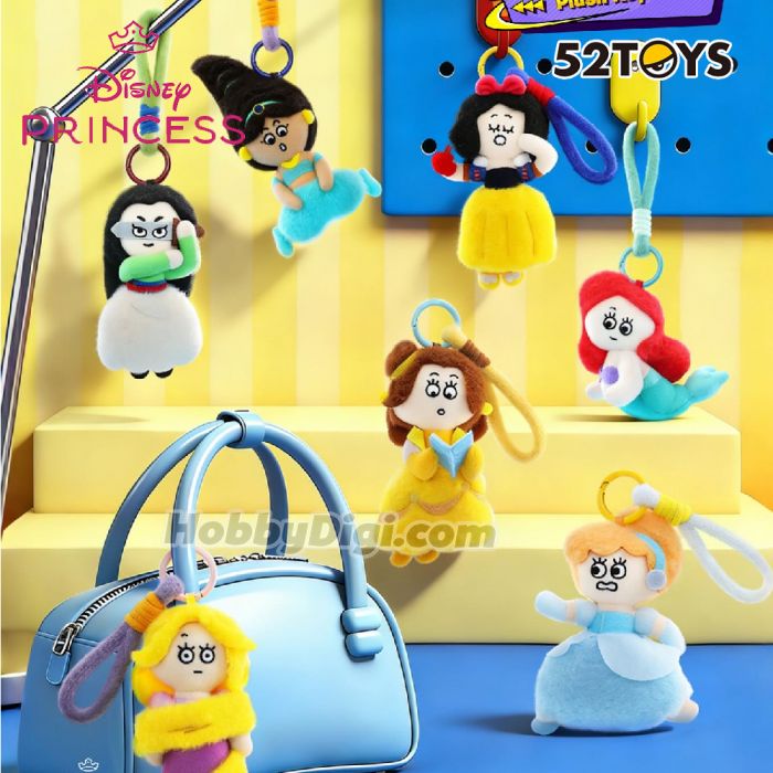 52TOYS 盲盒手辦 - 迪士尼 在逃抽象公主毛絨掛件系列
