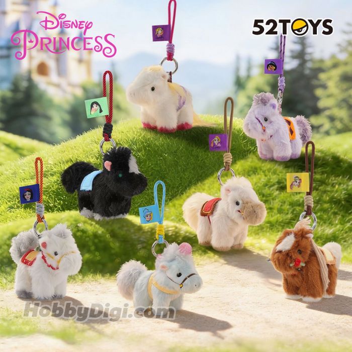 52TOYS 盲盒手辦 - 迪士尼 公主小馬毛絨吊飾系列
