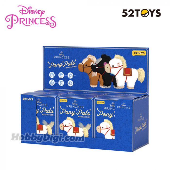 52TOYS 盲盒手辦 - 迪士尼 公主小馬毛絨吊飾系列