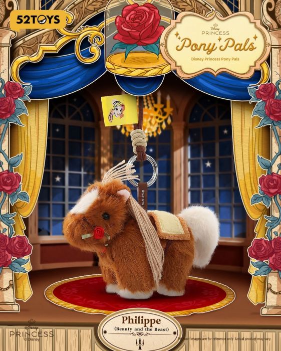 52TOYS 盲盒手辦 - 迪士尼 公主小馬毛絨吊飾系列