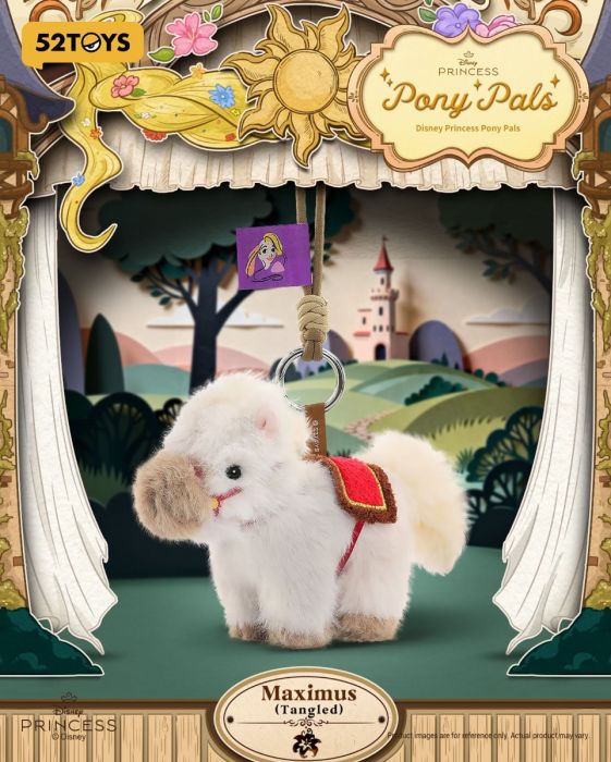 52TOYS 盲盒手辦 - 迪士尼 公主小馬毛絨吊飾系列