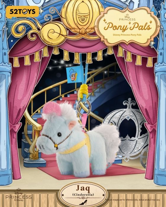 52TOYS 盲盒手辦 - 迪士尼 公主小馬毛絨吊飾系列