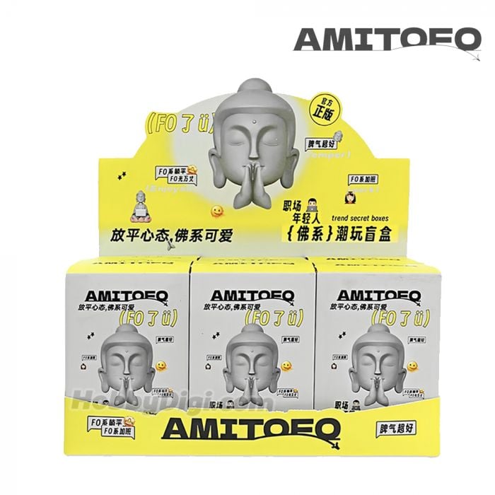 Amitofo Fo U 盲盒手辦 - 佛系 放平心態系列