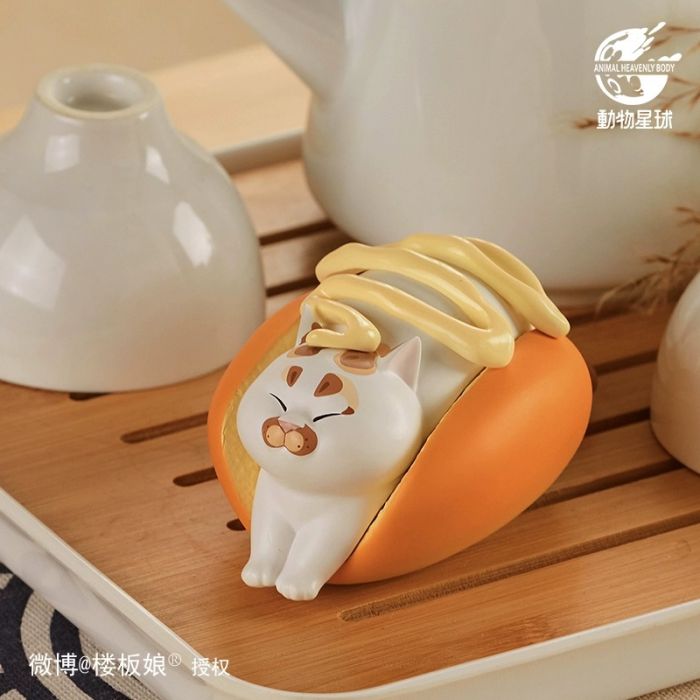 動物星球盲盒系列 - 樓樓小豬咪 胖胖貓系列 第2彈