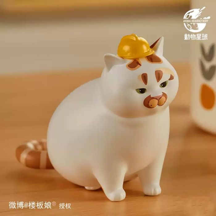 動物星球盲盒系列 - 樓樓小豬咪 胖胖貓系列 第2彈