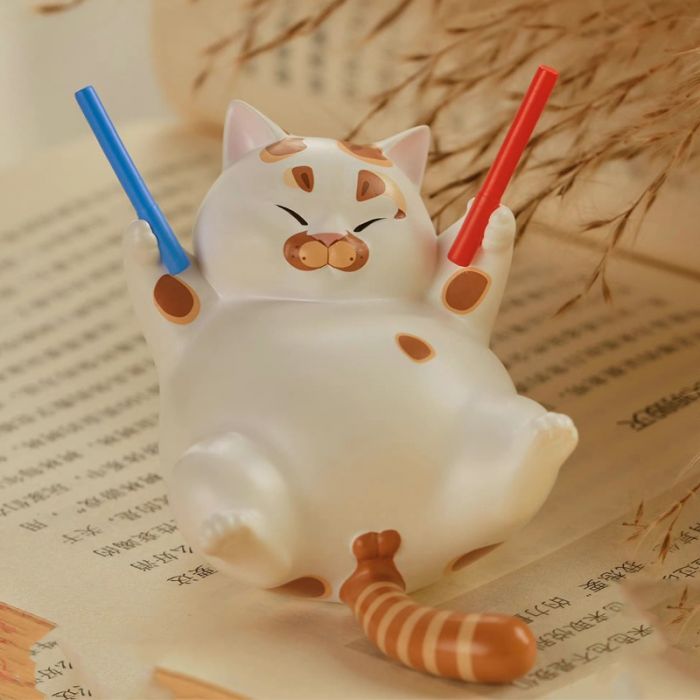 動物星球盲盒系列 - 樓樓小豬咪 胖胖貓系列 第2彈