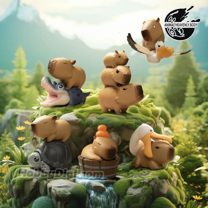 動物星球盲盒系列 - 卡皮巴拉水豚系列