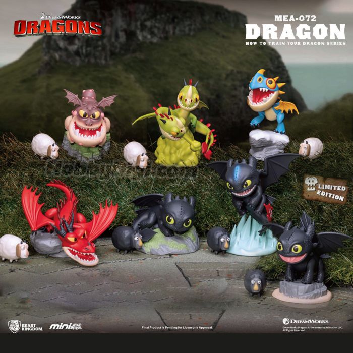 Beast Kingdom 野獸國 迷你蛋擊盲盒手辦系列 - MEA-072 馴龍記系列 無牙仔