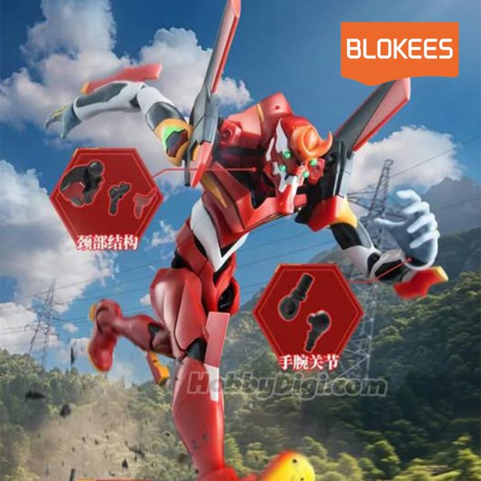 Blokees 手辦玩具 - 新世紀福音戰士 EVA-02 二號機
