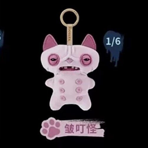 Fuggler 盲盒系列 - Fuggler 暗巷夜貓毛絨掛件列