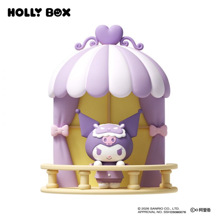 Holly Box 盲盒手辦 -  Sanrio 磁石貼小露台系列