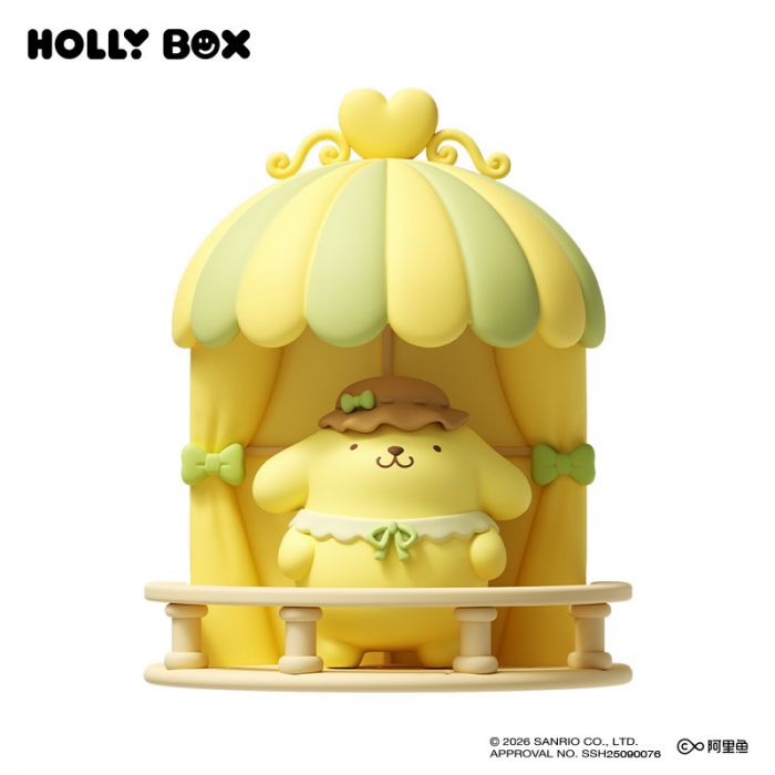 Holly Box 盲盒手辦 -  Sanrio 磁石貼小露台系列