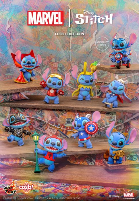Hot Toys Cosbi 盲盒迷你珍藏人偶系列 CBX300 - Marvel X 迪士尼 史迪仔系列
