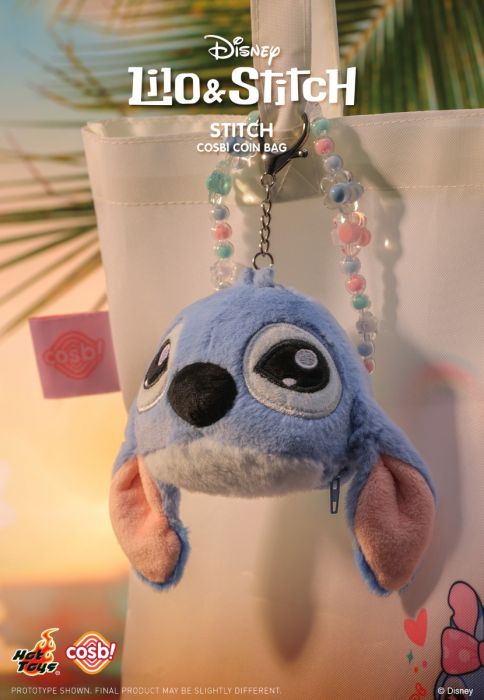 Hot Toys Cosbi 盲盒毛絨硬幣包系列 PBAG043N - 迪士尼 史迪仔 扮嘢小魔星系列