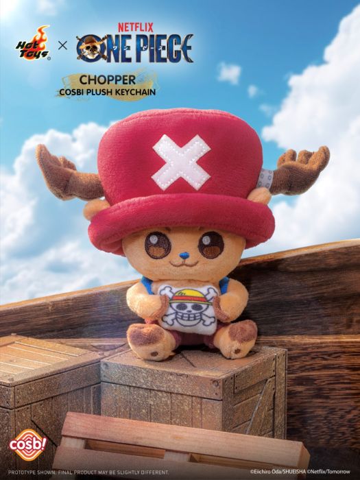 Hot Toys Cosbi 盲盒毛絨鎖匙扣系列 PPLU109N - Netflix 海賊王 喬巴系列