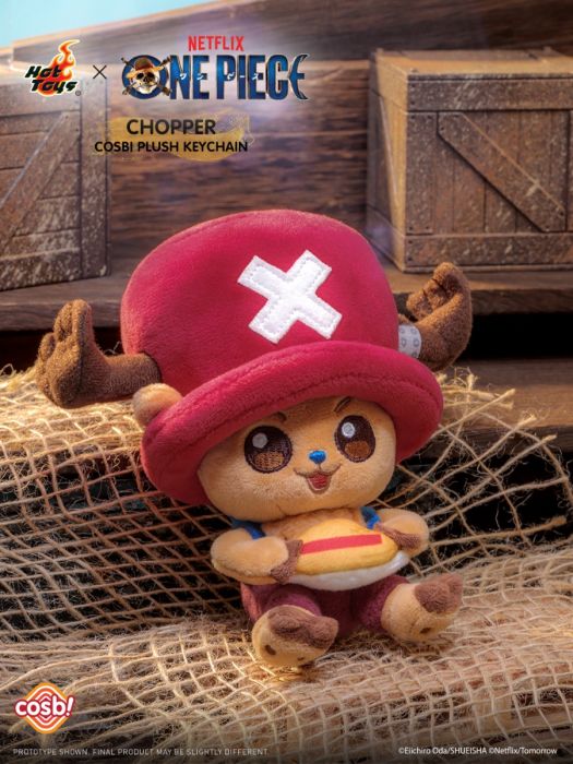 Hot Toys Cosbi 盲盒毛絨鎖匙扣系列 PPLU109N - Netflix 海賊王 喬巴系列