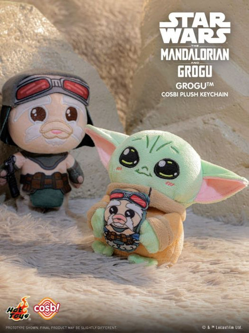 Hot Toys Cosbi 盲盒毛絨鎖匙扣系列 PPLU112N - 星際大戰 曼達洛人與古古系列