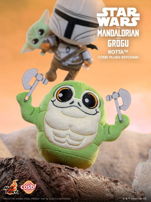 Hot Toys Cosbi 盲盒毛絨鎖匙扣系列 PPLU112N - 星際大戰 曼達洛人與古古系列