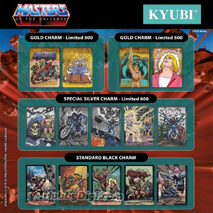 Kyubi 盲盒系列 - 金屬收藏卡掛飾 太空超人系列