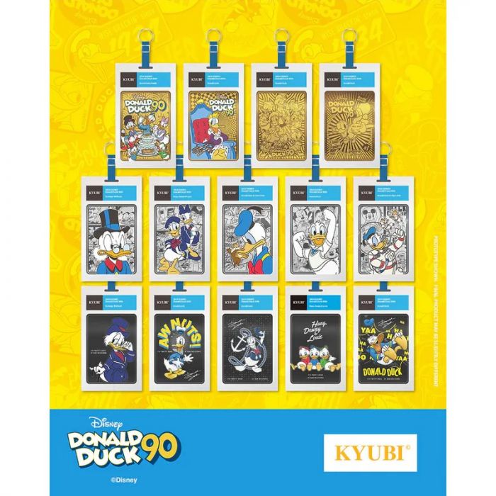 Kyubi 盲盒系列 -  Disney迪士尼 金屬收藏卡掛飾系列 3 唐老鴨90誕辰