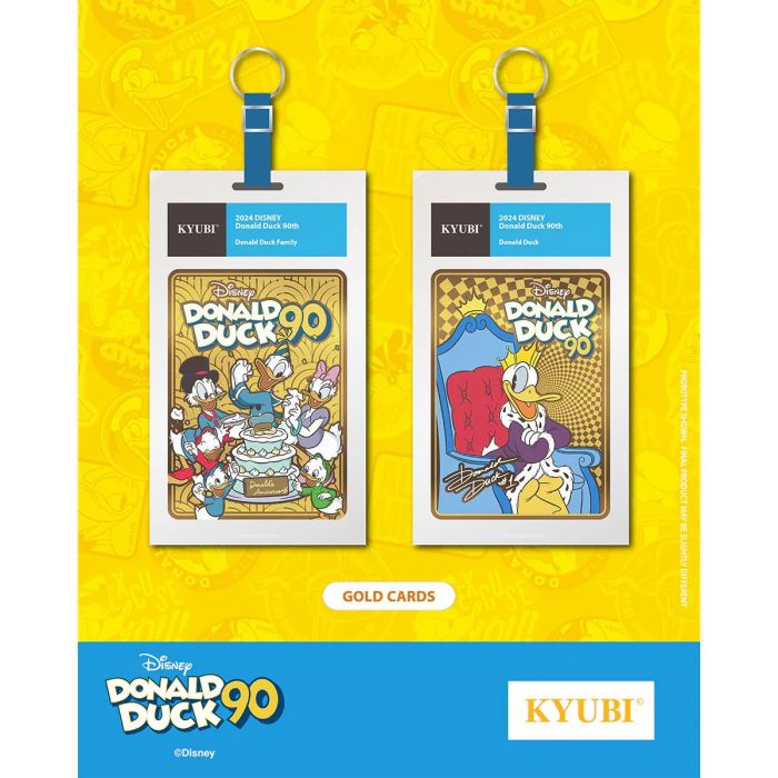 Kyubi 盲盒系列 -  Disney迪士尼 金屬收藏卡掛飾系列 3 唐老鴨90誕辰