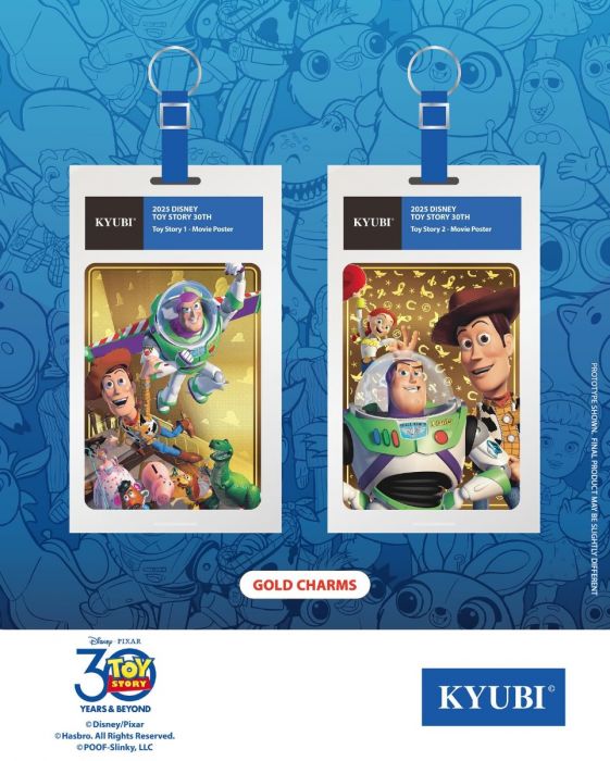 Kyubi 盲盒系列 -  Disney迪士尼 金屬收藏卡掛飾系列 6 反斗奇兵 30周年