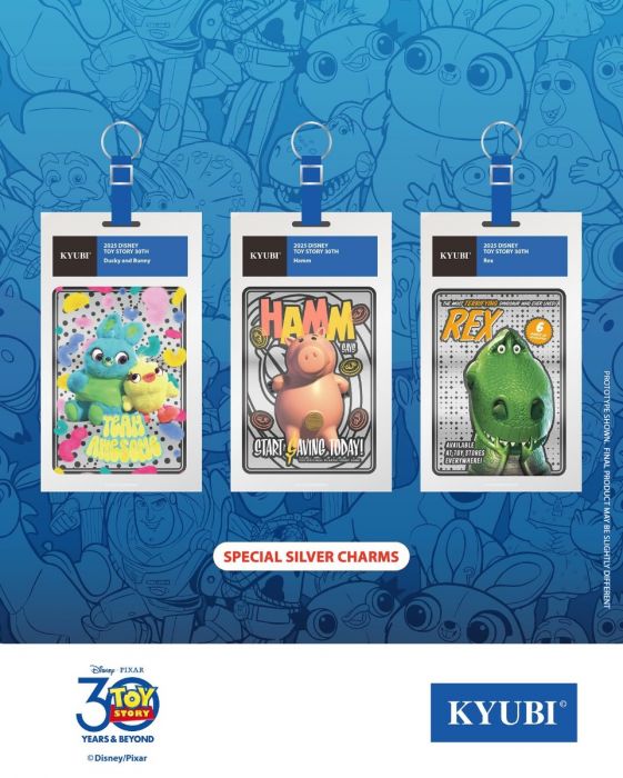 Kyubi 盲盒系列 -  Disney迪士尼 金屬收藏卡掛飾系列 6 反斗奇兵 30周年
