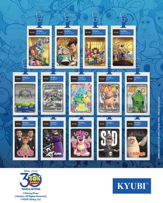 Kyubi 盲盒系列 -  Disney迪士尼 金屬收藏卡掛飾系列 6 反斗奇兵 30周年