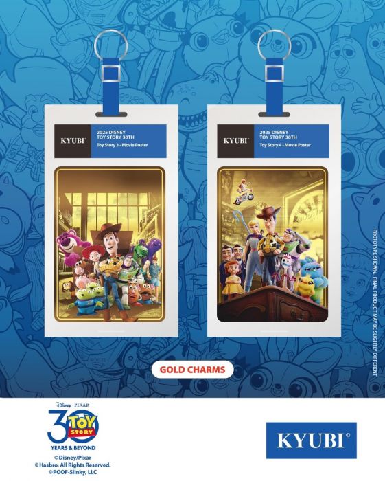 Kyubi 盲盒系列 -  Disney迪士尼 金屬收藏卡掛飾系列 6 反斗奇兵 30周年